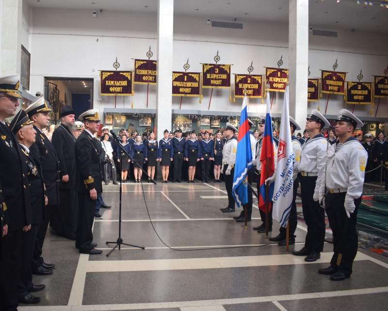 Более 350 первокурсников МГАВТ приняли клятву курсанта на церемонии в Центральном  музее Вооруженных Сил 