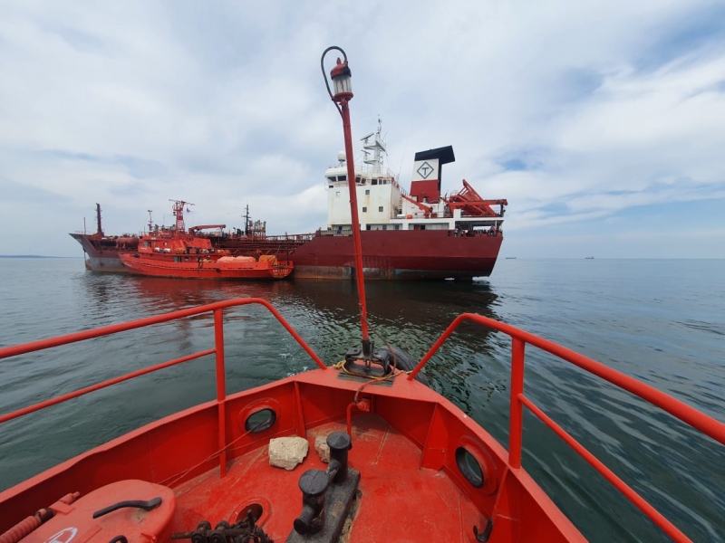 Спасатели Морспасслужбы завершили аварийно-спасательные работы  и обеспечение безопасной стоянки аварийного судна «Ahmet Telli»