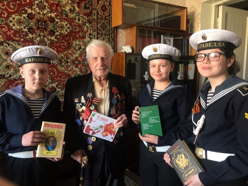 Будущие моряки и речники по всей стране приняли участие в мероприятиях ко Дню Победы 