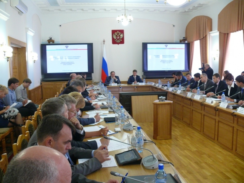 Заместитель Руководителя Росморречфлота В. Вовк принял участие в рабочей поездке Министра транспорта Российской Федерации М.Ю. Соколова в Сибирский Федеральный округ