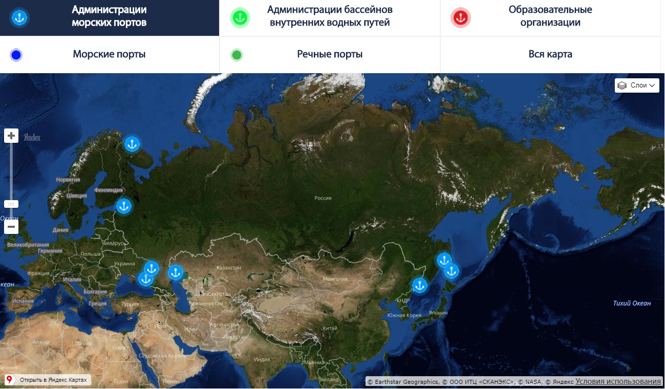 Инфраструктура водного транспорта