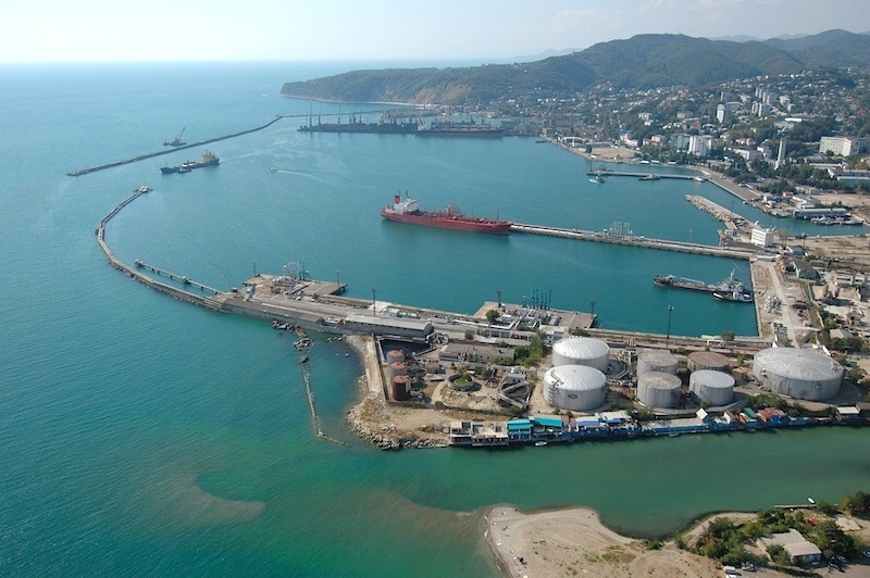 Грузооборот морских портов России за январь-август