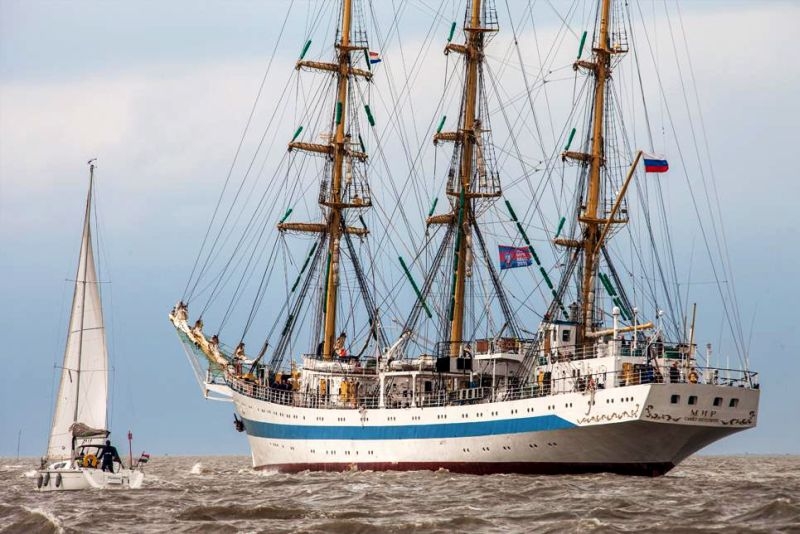 Российский учебный парусник «Мир» выиграл первый этап регаты Tall Ships Races 2018 