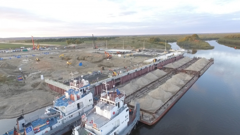 Завоз крупногабаритного оборудования для строящегося Амурского газоперерабатывающего завода состоится
