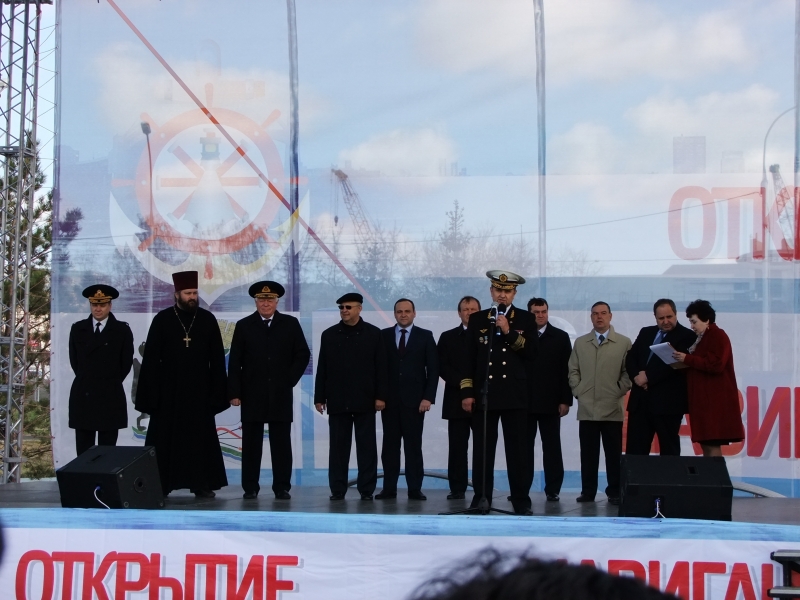 На реке Обь прошло торжественное открытие навигации 