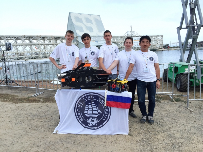 Команда МГУ им. адм. Невельского заняла 4-е место в RoboSub 2016