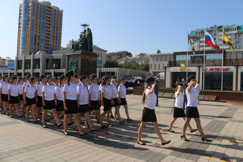 Новые курсанты «Ушаковки» возглавили Парад первокурсников