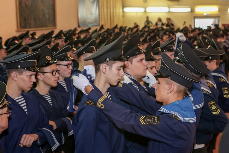 Посвящение в курсанты прошло в Арктическом морском институте 